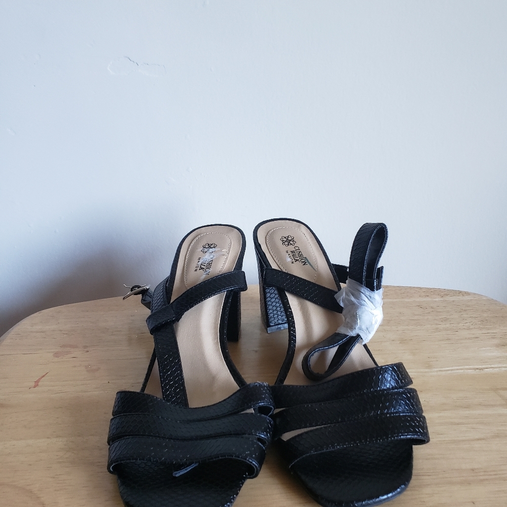 Avon black heels
